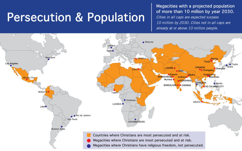 persecution population map